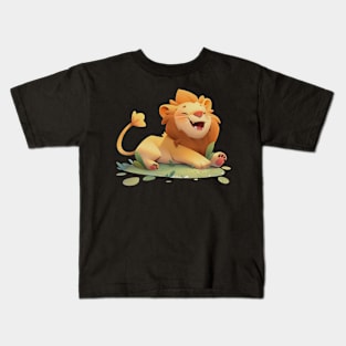 Lionhearted Cuteness Kids T-Shirt